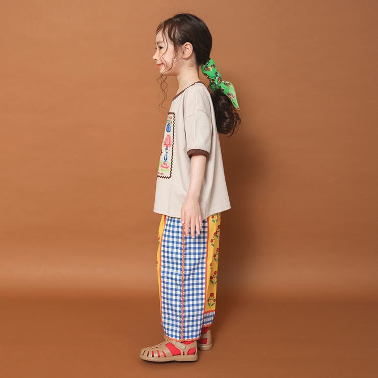 【WEB限定/りぃー×branshesコラボ】リンガー半袖Tシャツ | ブランシェス | 詳細画像13 