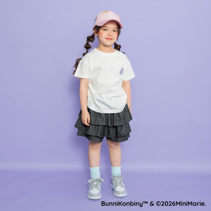 【WEB限定/BUNNI KONBINY】ワンポイント刺繍半袖Tシャツ/こども | ブランシェス | 詳細画像3 