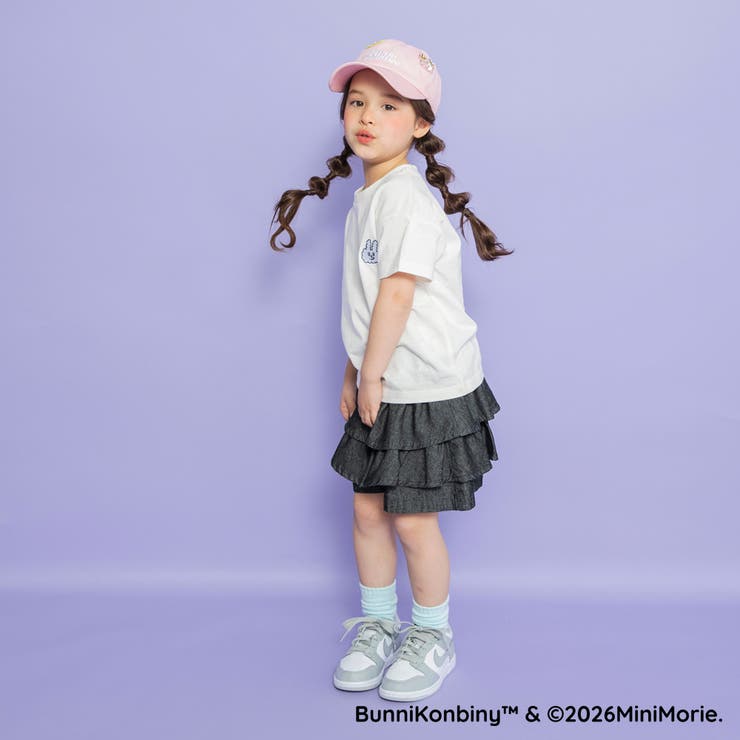 【WEB限定/BUNNI KONBINY】ワンポイント刺繍半袖Tシャツ/こども | ブランシェス | 詳細画像6 