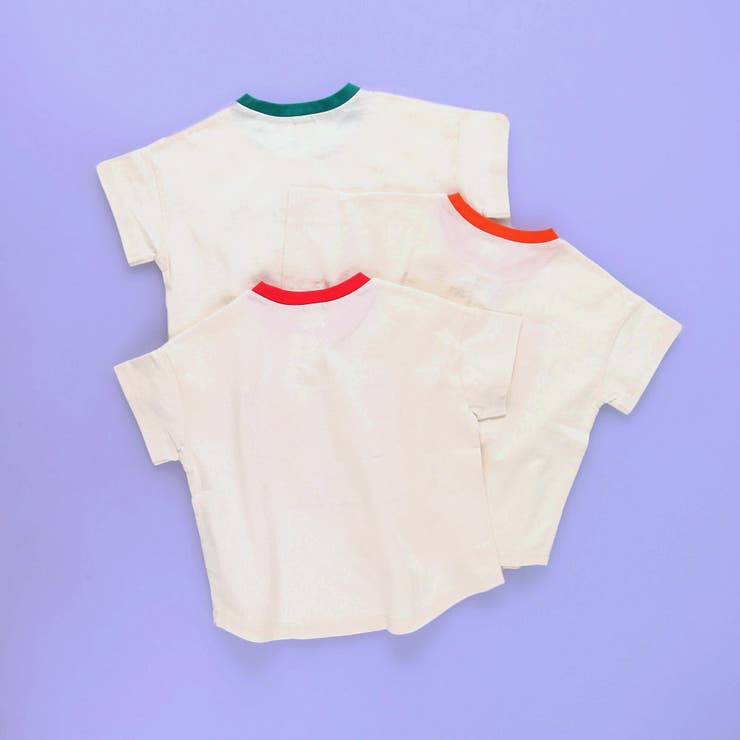 【WEB限定/BUNNI KONBINY】アップリケリンガー半袖Tシャツ | ブランシェス | 詳細画像22 