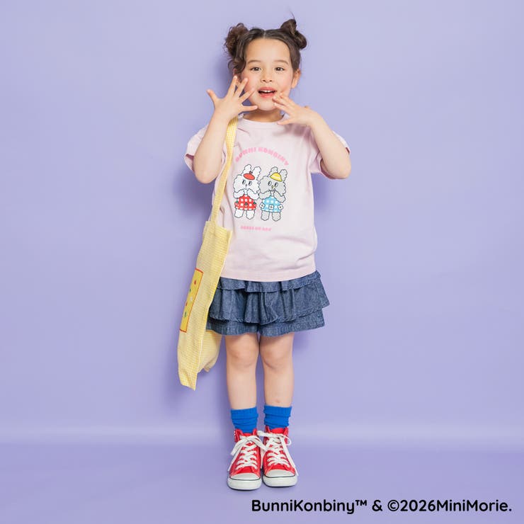 【WEB限定/BUNNI KONBINY】アソートキャラクター半袖Tシャツ | ブランシェス | 詳細画像17 