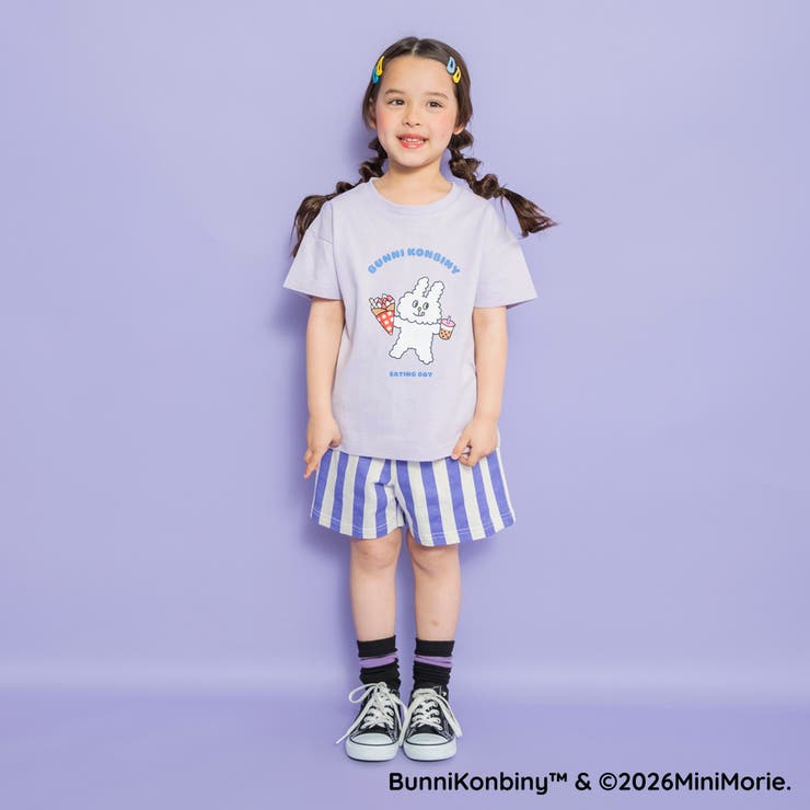 【WEB限定/BUNNI KONBINY】アソートキャラクター半袖Tシャツ | ブランシェス | 詳細画像21 