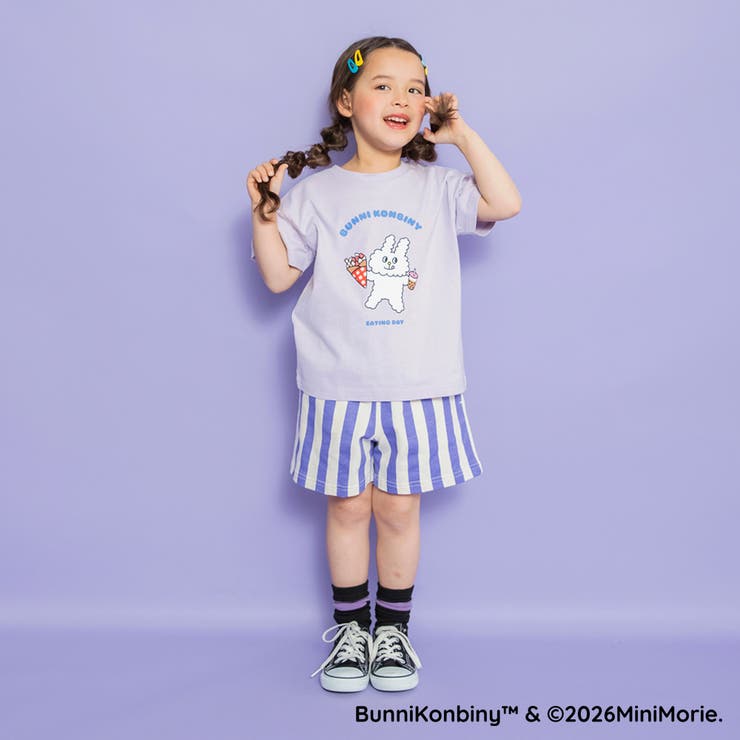 【WEB限定/BUNNI KONBINY】アソートキャラクター半袖Tシャツ | ブランシェス | 詳細画像23 
