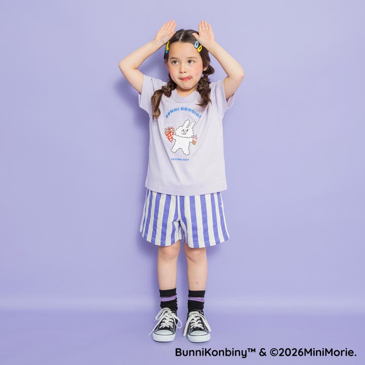 【WEB限定/BUNNI KONBINY】アソートキャラクター半袖Tシャツ | ブランシェス | 詳細画像24 