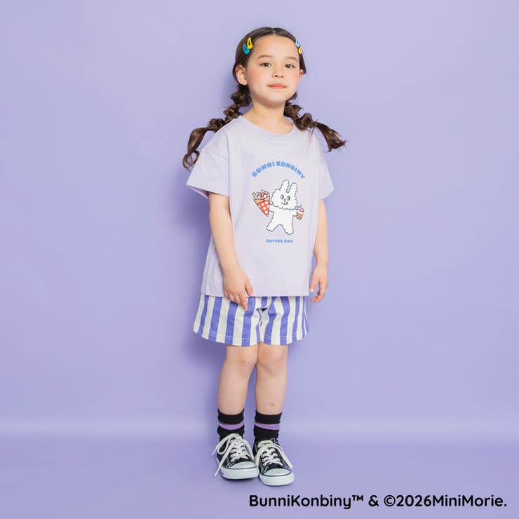 【WEB限定/BUNNI KONBINY】アソートキャラクター半袖Tシャツ | ブランシェス | 詳細画像25 