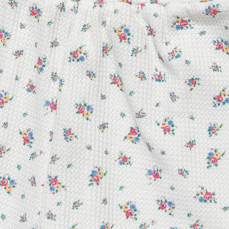 【WEB限定/りぃー×branshesコラボ】小花柄ワッフルセットアップ | ブランシェス | 詳細画像10 