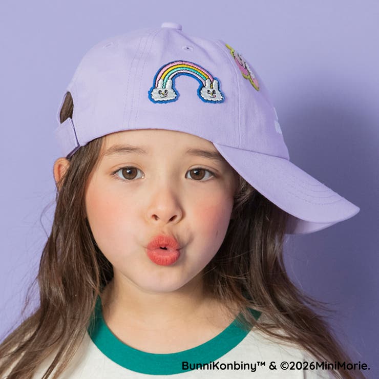 【WEB限定/BUNNI KONBINY】ワッペン付キャップ | ブランシェス | 詳細画像12 