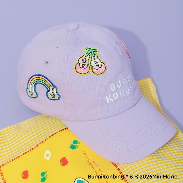 【WEB限定/BUNNI KONBINY】ワッペン付キャップ | ブランシェス | 詳細画像14 