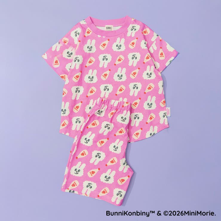【WEB限定 BUNNI KONBINY】総柄ルームウェア | ブランシェス | 詳細画像12 