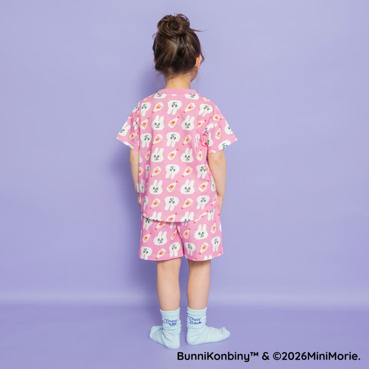 【WEB限定 BUNNI KONBINY】総柄ルームウェア | ブランシェス | 詳細画像17 