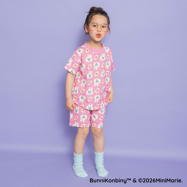 【WEB限定 BUNNI KONBINY】総柄ルームウェア | ブランシェス | 詳細画像19 