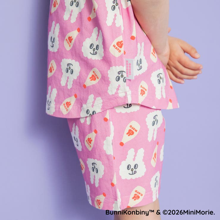 【WEB限定 BUNNI KONBINY】総柄ルームウェア | ブランシェス | 詳細画像21 