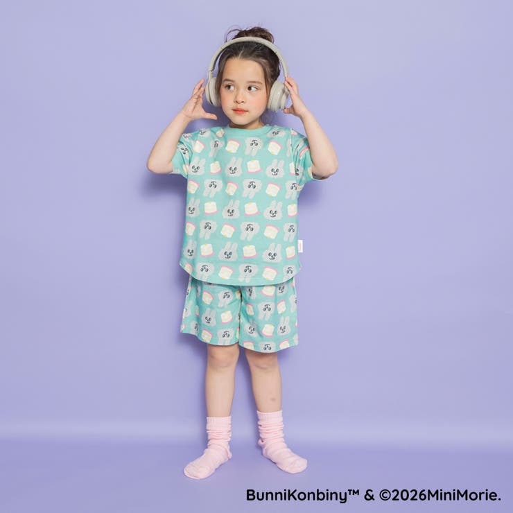 【WEB限定 BUNNI KONBINY】総柄ルームウェア | ブランシェス | 詳細画像23 