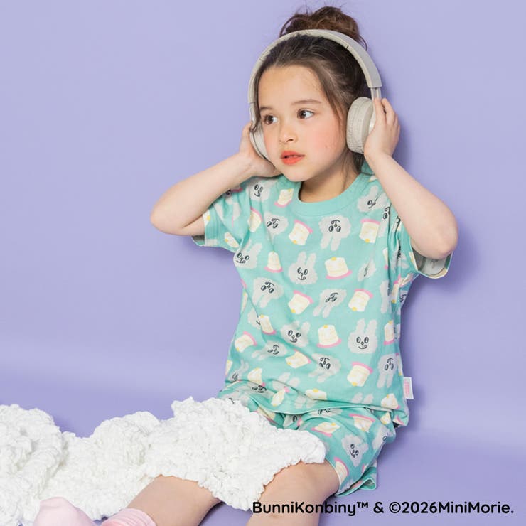 【WEB限定 BUNNI KONBINY】総柄ルームウェア | ブランシェス | 詳細画像26 