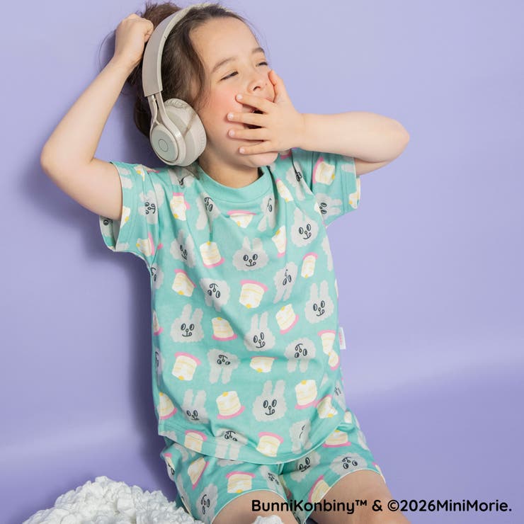 【WEB限定 BUNNI KONBINY】総柄ルームウェア | ブランシェス | 詳細画像28 