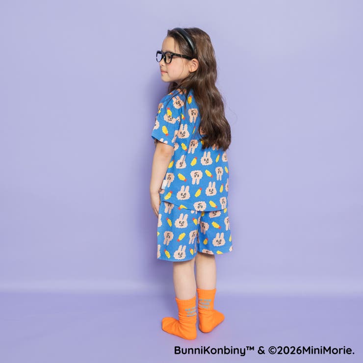 【WEB限定 BUNNI KONBINY】総柄ルームウェア | ブランシェス | 詳細画像6 