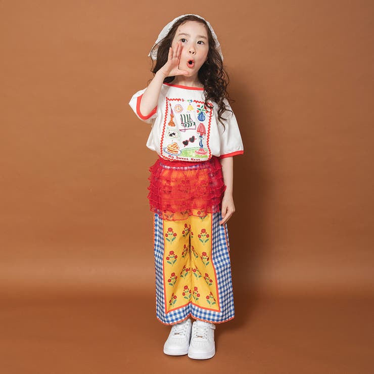 【WEB限定/りぃー×branshesコラボ】チュールフリル | ブランシェス | 詳細画像12 