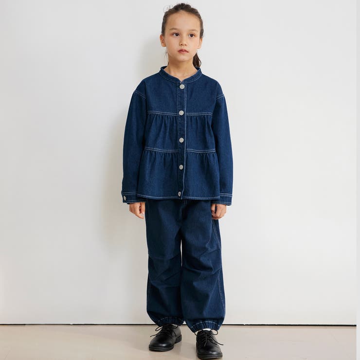 【Ou? by EDWIN】デニムスタンドジャケット | ブランシェス | 詳細画像3 