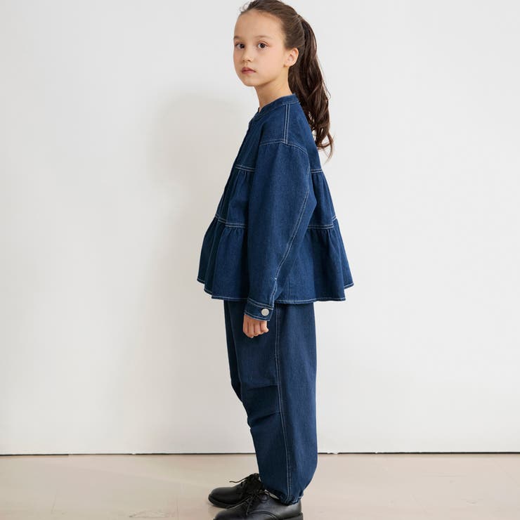 【Ou? by EDWIN】デニムスタンドジャケット | ブランシェス | 詳細画像4 