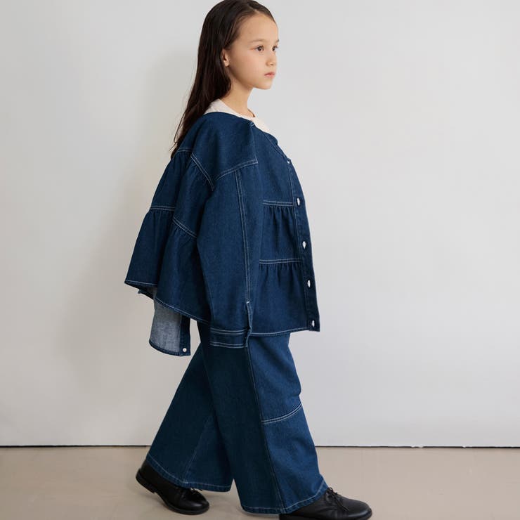 【Ou? by EDWIN】デニムスタンドジャケット | ブランシェス | 詳細画像6 