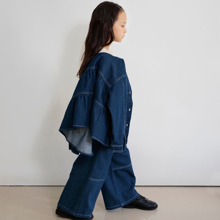 【Ou? by EDWIN】デニムスタンドジャケット | ブランシェス | 詳細画像7 