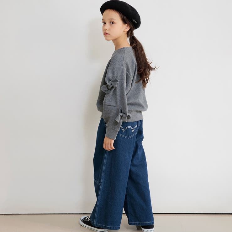 【Ou? by EDWIN】リボン付きトレーナー | ブランシェス | 詳細画像14 