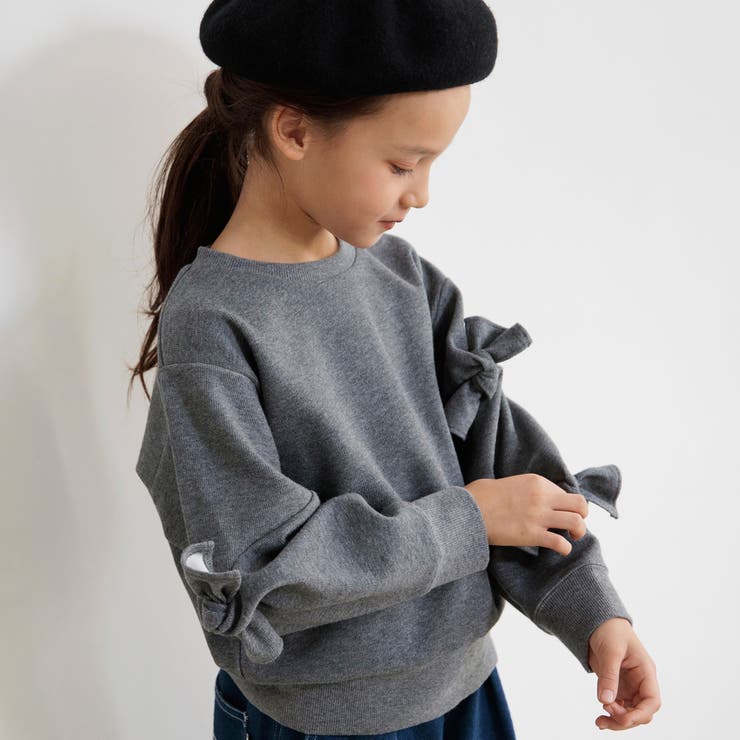 【Ou? by EDWIN】リボン付きトレーナー | ブランシェス | 詳細画像16 