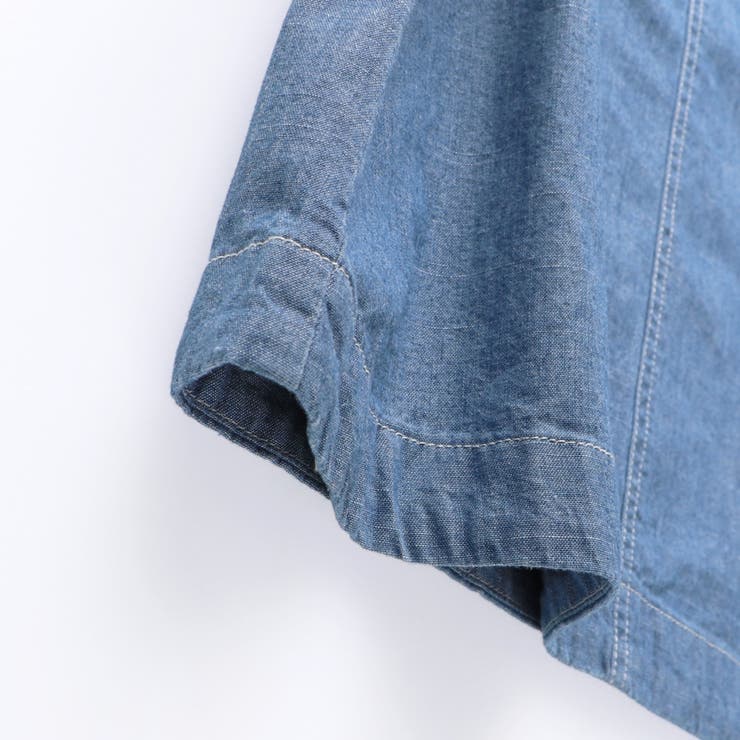 【Ou? by EDWIN】2WAYデニムスモック | ブランシェス | 詳細画像10 