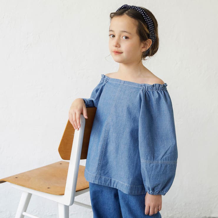 【Ou? by EDWIN】2WAYデニムスモック | ブランシェス | 詳細画像7 
