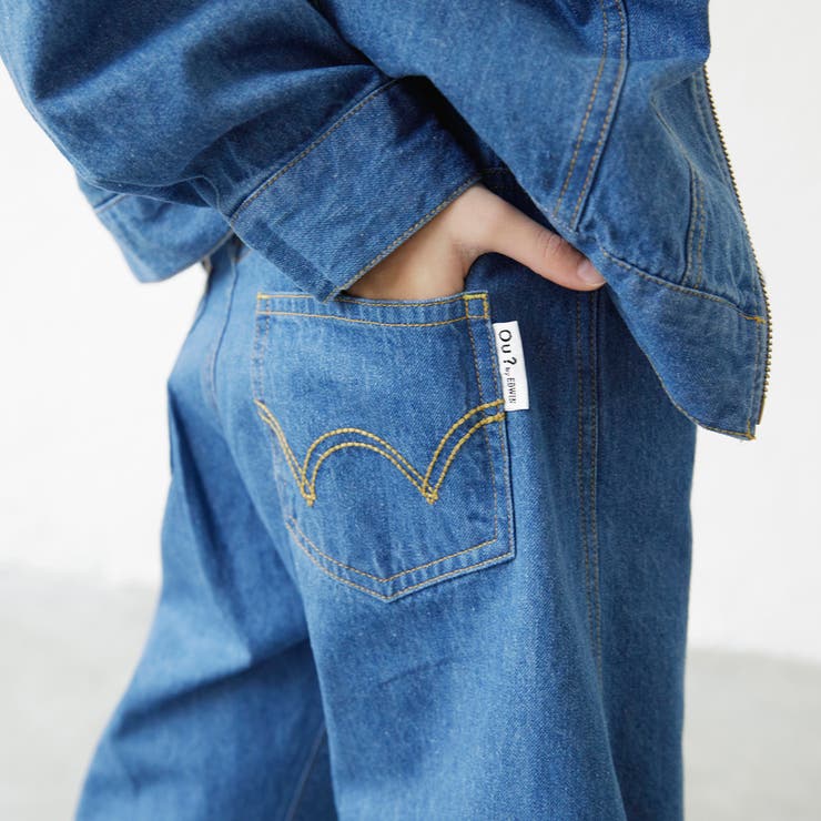 【Ou? by EDWIN】デニムカーブパンツ | ブランシェス | 詳細画像15 