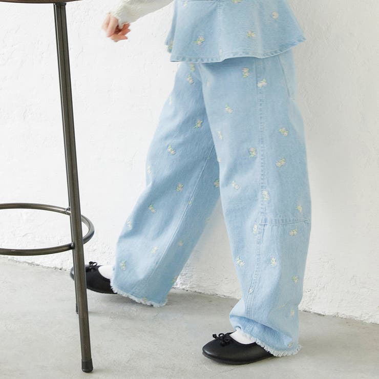 【Ou? by EDWIN】デニムカーブパンツ | ブランシェス | 詳細画像3 