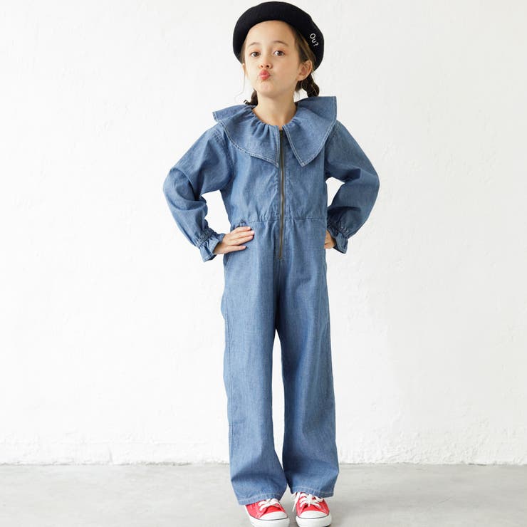 【Ou? by EDWIN】デニムオールインワン | ブランシェス | 詳細画像3 