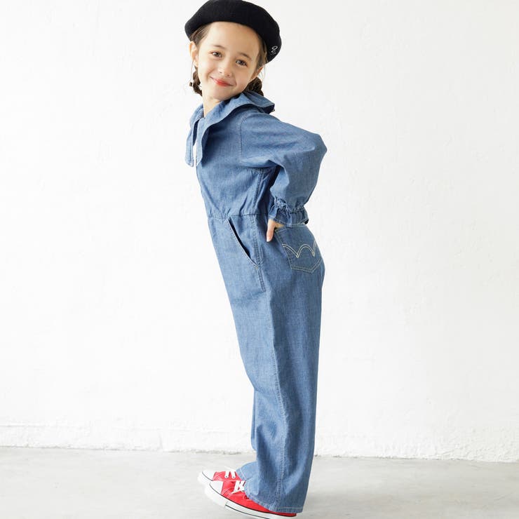 【Ou? by EDWIN】デニムオールインワン | ブランシェス | 詳細画像5 