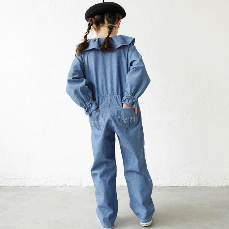 【Ou? by EDWIN】デニムオールインワン | ブランシェス | 詳細画像7 