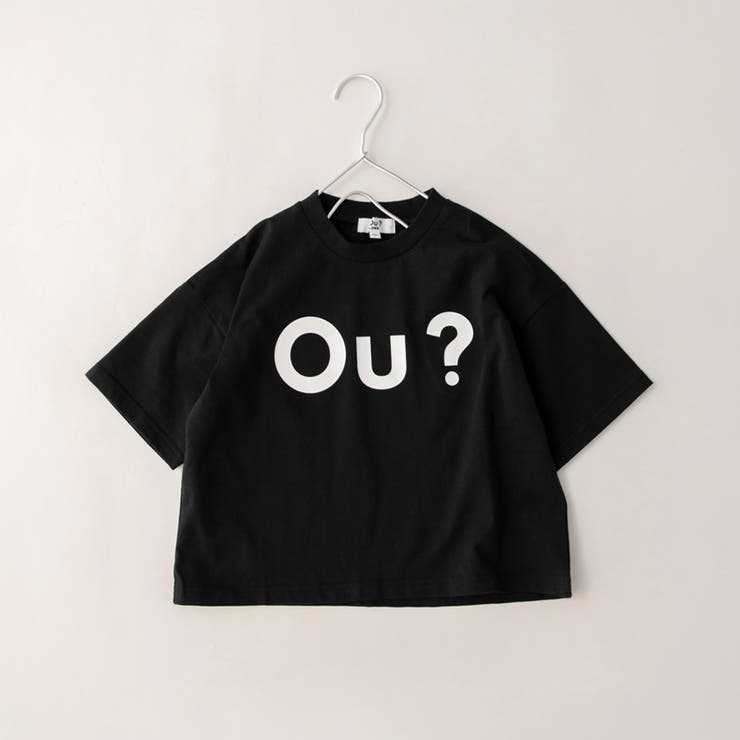 ブラック | 【Ou? by EDWIN】Ou?BIGロゴ半袖Ｔシャツ 春 トップス | ブランシェス