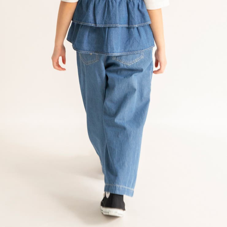 【Ou? by EDWIN】デニムフリンジイージーパンツ | ブランシェス | 詳細画像12 