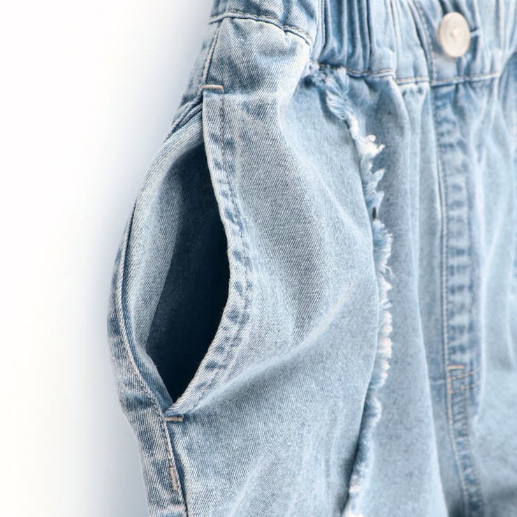 【Ou? by EDWIN】デニムフリンジイージーパンツ | ブランシェス | 詳細画像5 