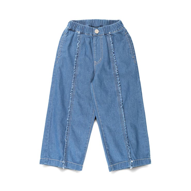 【Ou? by EDWIN】デニムフリンジイージーパンツ | ブランシェス | 詳細画像9 