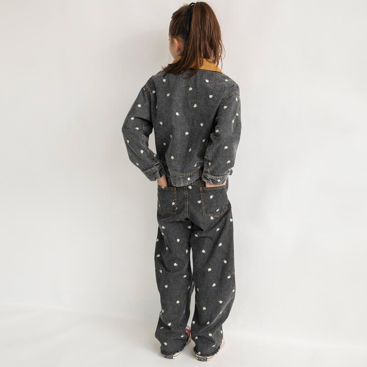 【Ou? by EDWIN】フラワー刺しゅうデニムジャケット | ブランシェス | 詳細画像17 