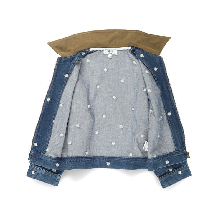 【Ou? by EDWIN】フラワー刺しゅうデニムジャケット | ブランシェス | 詳細画像5 