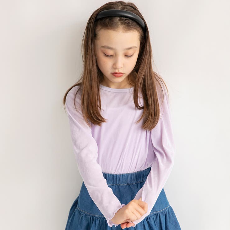 ラベンダー | 【Ou? by EDWIN】長袖Tシャツ | ブランシェス