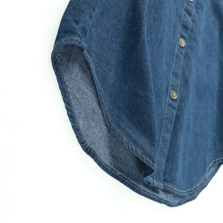 【Ou? by EDWIN】デニムブラウス/デニム/コラボ/150cm/女の子 | ブランシェス | 詳細画像6 
