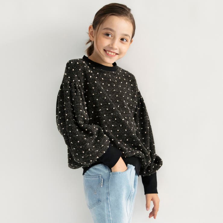 ドット ジャガード トレーナー | ブランシェス | 詳細画像1 