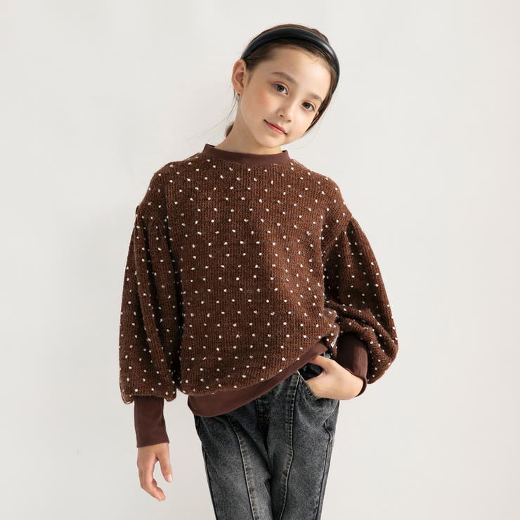 ドット ジャガード トレーナー | ブランシェス | 詳細画像3 