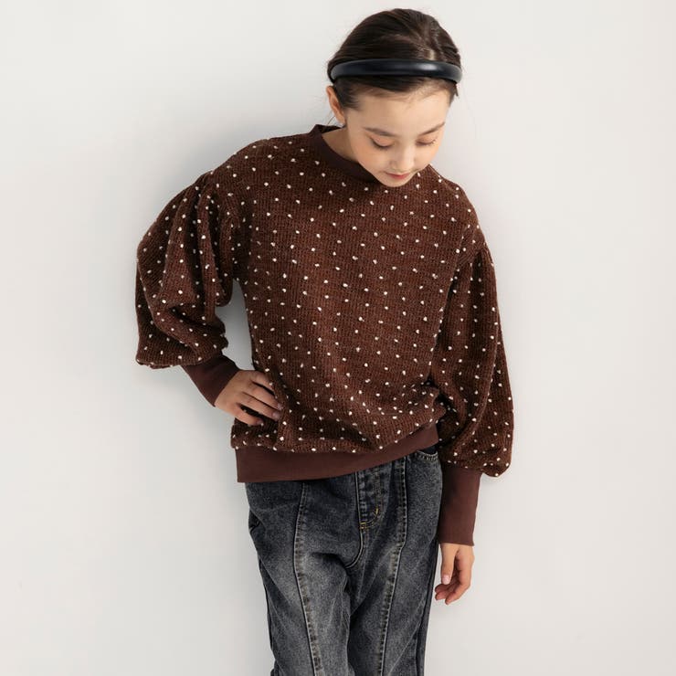 ドット ジャガード トレーナー | ブランシェス | 詳細画像4 