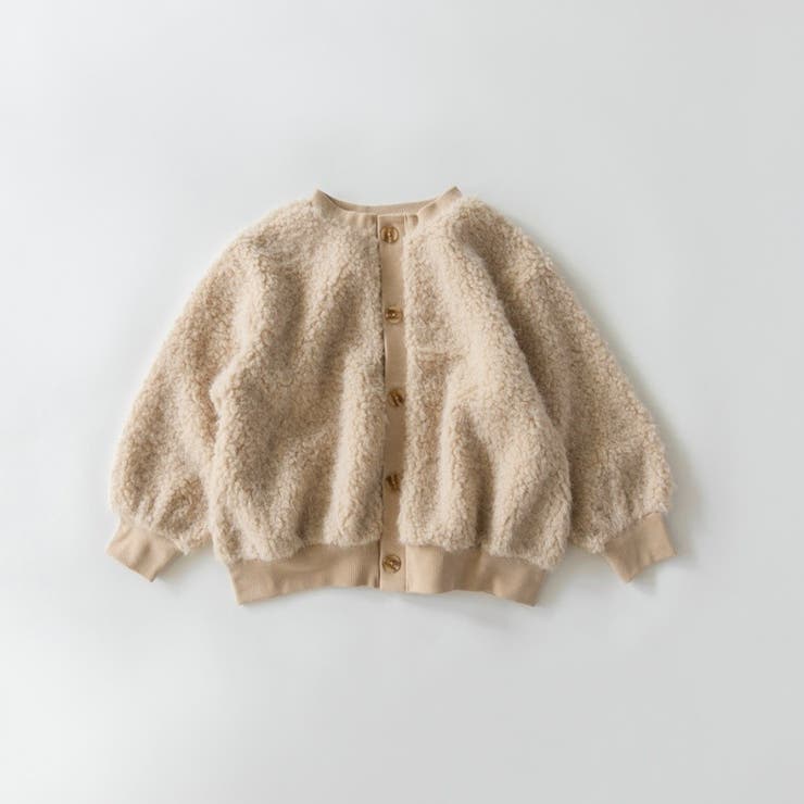 ベージュ | 【Ou? by EDWIN】2WAYふわふわトレーナー | ブランシェス