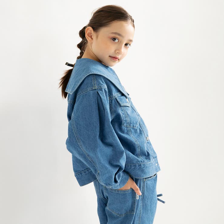 【Ou? by EDWIN】BIG襟デニム | ブランシェス | 詳細画像5 