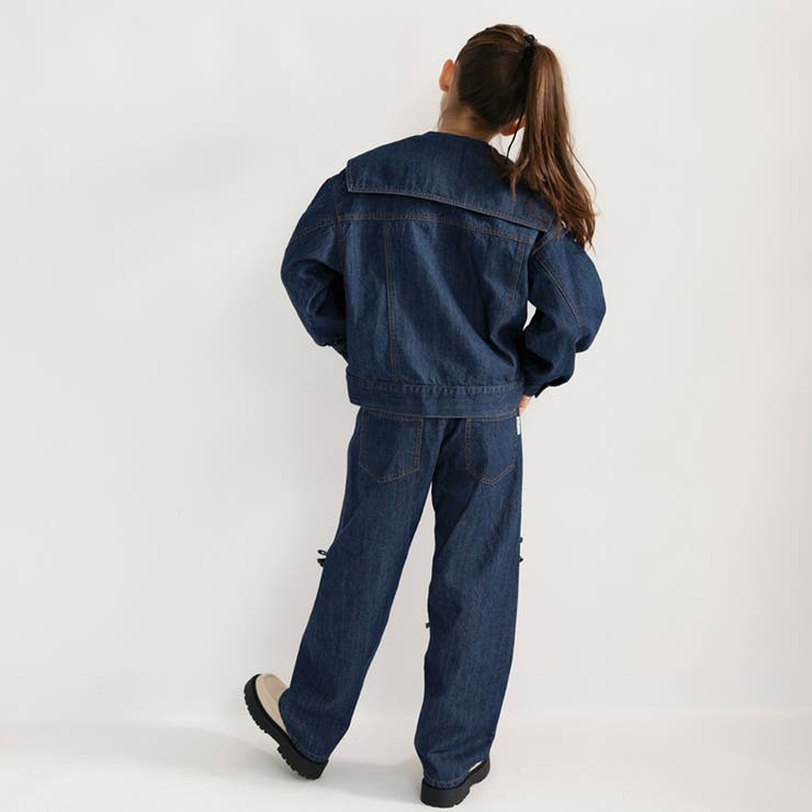 リボン付きデニム パンツ 女の子 | ブランシェス | 詳細画像20 