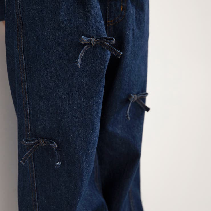 リボン付きデニム パンツ 女の子 | ブランシェス | 詳細画像23 