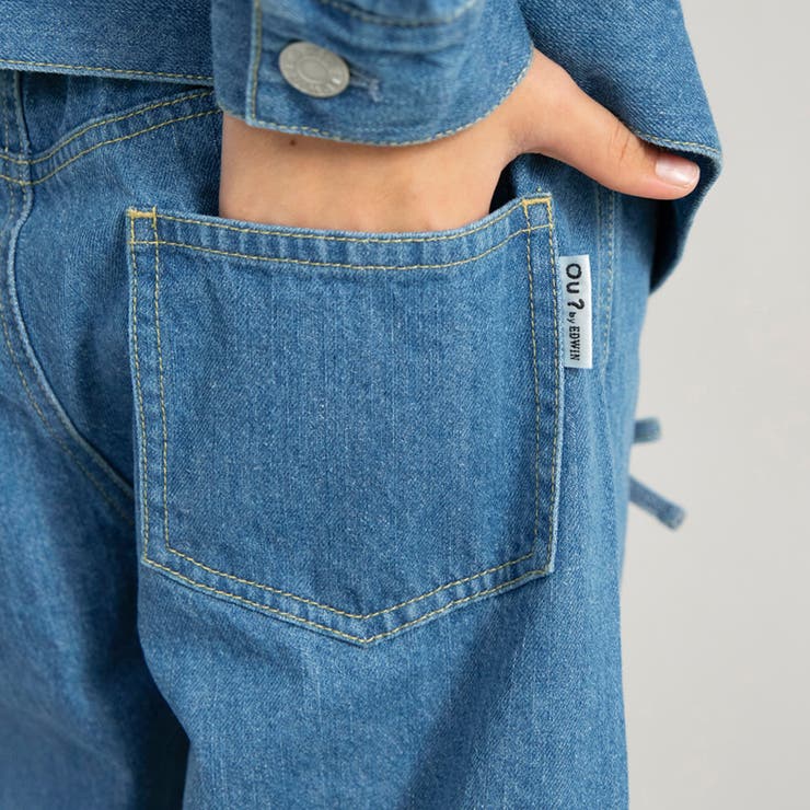 リボン付きデニム パンツ 女の子 | ブランシェス | 詳細画像6 